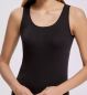 Preview: 212-314 | Comtessa Damen Achselhemd schwarz Baumwolle Elasthan