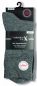 Preview: 26 804-21 | Damen und Herren Diabetiker Socken grau mit extra weichem Komfortbund 3 Paar