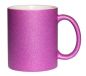 Preview: Glitzertasse purple mit Glitzerpartikeln