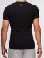 Preview: JZ00010 | james & zoe Damen und Herren T-Shirt V-Neck 1/4 Arm – Schwarz