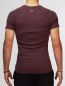 Preview: JZ0011 | james & zoe Damen und Herren T-Shirt V-Neck 1/4 Arm – Burgund