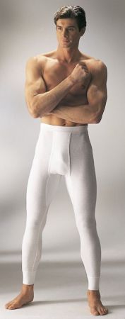 1010 | Pfeilring Doppelripp Herren Unterhose lang weiss