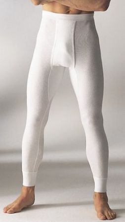 1010 | Pfeilring Doppelripp Herren Unterhose lang weiss