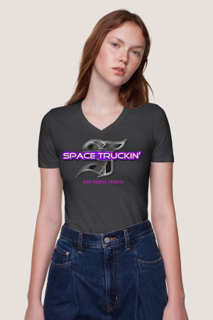 No. 126 | Hakro Damen V-Shirt Classic Space Truckin Edition