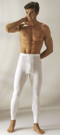 30 100 | Pfeilring Feinripp Herren Unterhose lang weiss