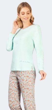 45919-567 | Hajo Damen Schlafanzug Premium Cotton / Tencel