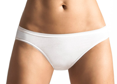 51082-054 Schöller Damen Bikini-Slip weiss Baumwolle Elastan