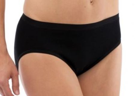51083-020 Schöller Damen Hüftslip schwarz Baumwolle Elastan