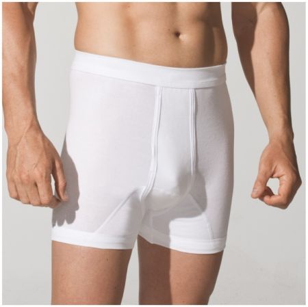 824114 | Comte Feinripp Herren Unterhose kurz weiss