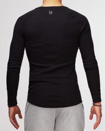 JZ 700-695 | james & zoe Damen und Herren Shirt 1/1 Arm – Schwarz
