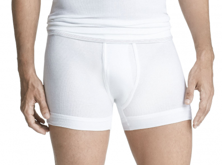 824 215 | Comte Doppelripp Herren Unterhose kurz weiss