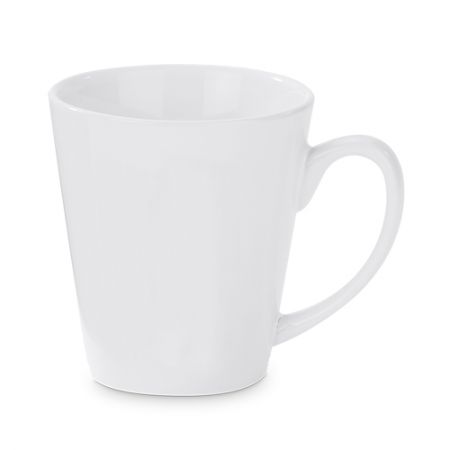 Konische Tasse LATTE mit Fotodruck