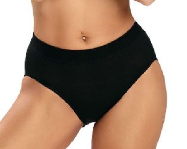 222-444 | Comtessa Damen Hüftslip schwarz Elastic Micromodal