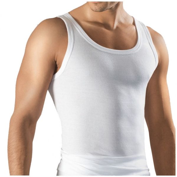 41-5008 | Ceceba Feinripp Herren Sportjacke weiss
