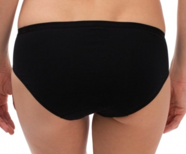 51083-020 Schöller Damen Hüftslip schwarz Baumwolle Elastan