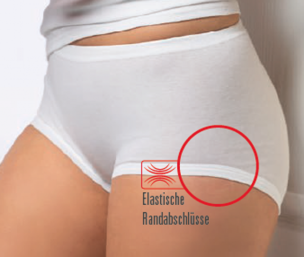 58010-015 | Schöller Damen Taillenslip Feinripp weiss