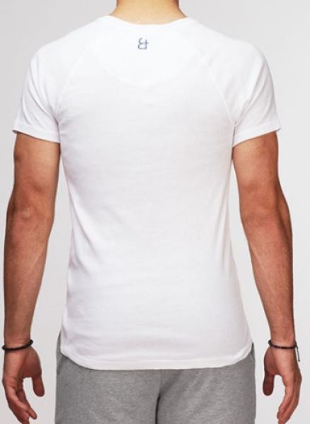 JZ0006 | james & zoe Damen und Herren T-Shirt 1/4 Arm O-Neck – Weiss
