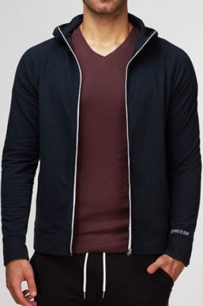 JZ0011 | james & zoe Damen und Herren T-Shirt V-Neck 1/4 Arm – Burgund