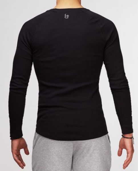 JZ 700-695 | james & zoe Damen und Herren Shirt 1/1 Arm – Schwarz