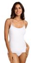 211-441 | Comtessa Damen Spaghettitop weiss Elastic Mircomodal