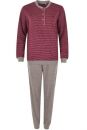 45567 | Hajo Damen Schlafanzug Klima-Frottee chianti