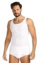 811 214 | Comte Doppelripp Herren Unterhemd weiss